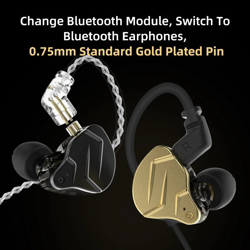 Audífonos KZ ZSN Pro X – In-Ear Híbridos Metálicos con Cable
