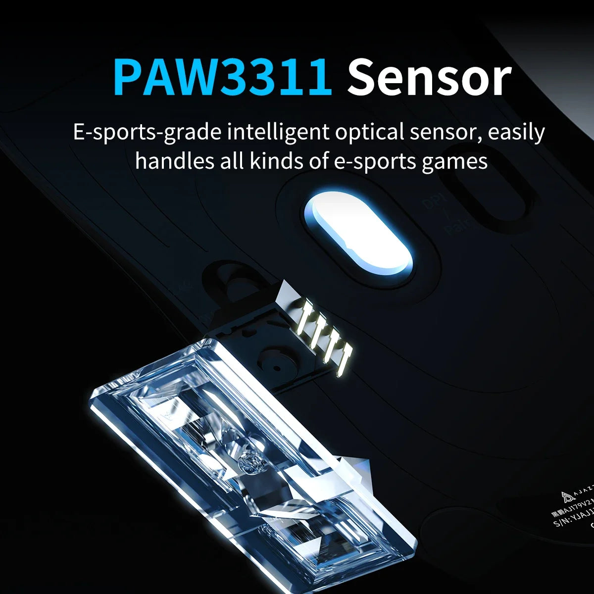 Mouse Gamer AJAZZ AJ179 V2 – Inalámbrico con Base de Carga Magnética