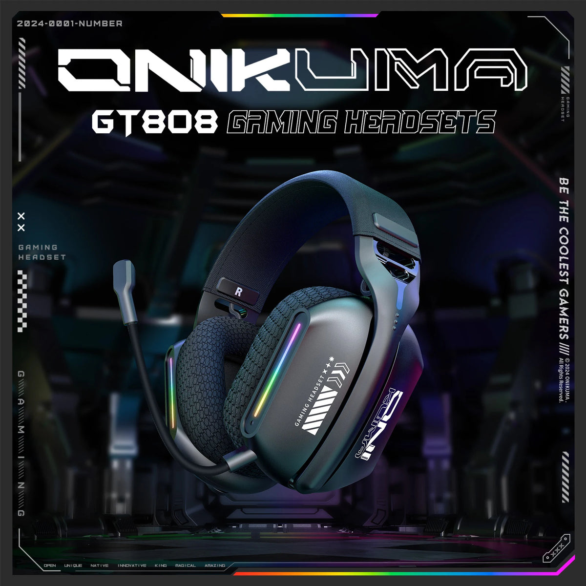 Onikuma GT808 audífonos gamer