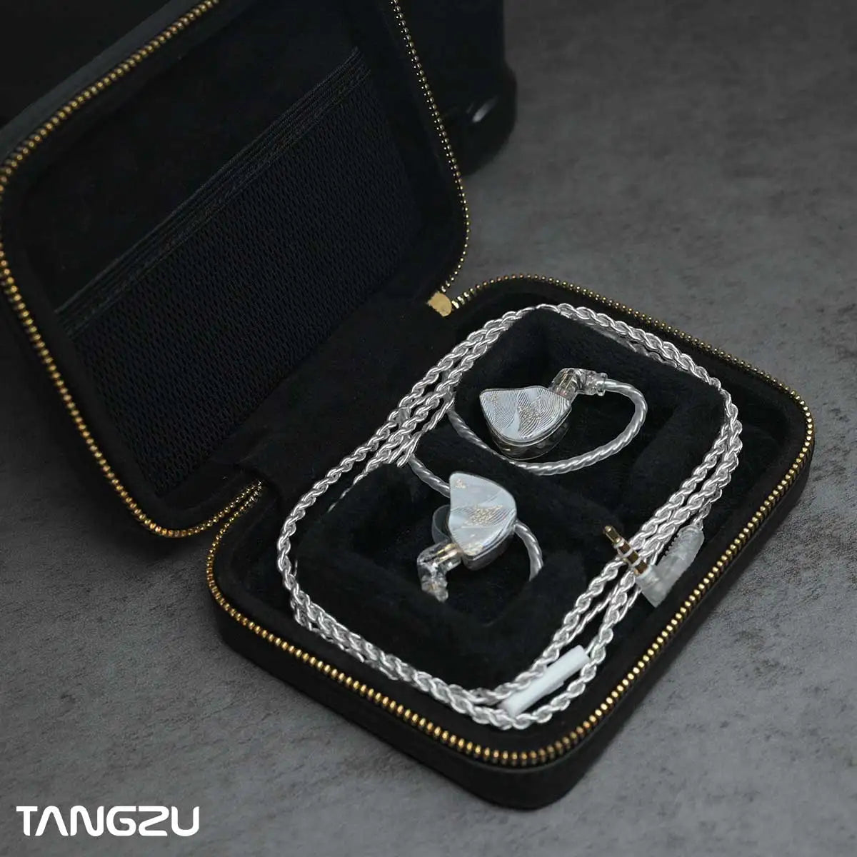 Funda de Cuero Tangzu para Audífonos In-Ear