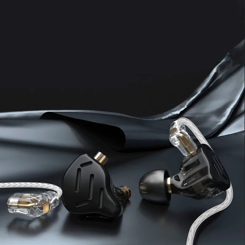 Audífonos KZ ZAX – In-Ear Híbridos de 16 Drivers con Cable