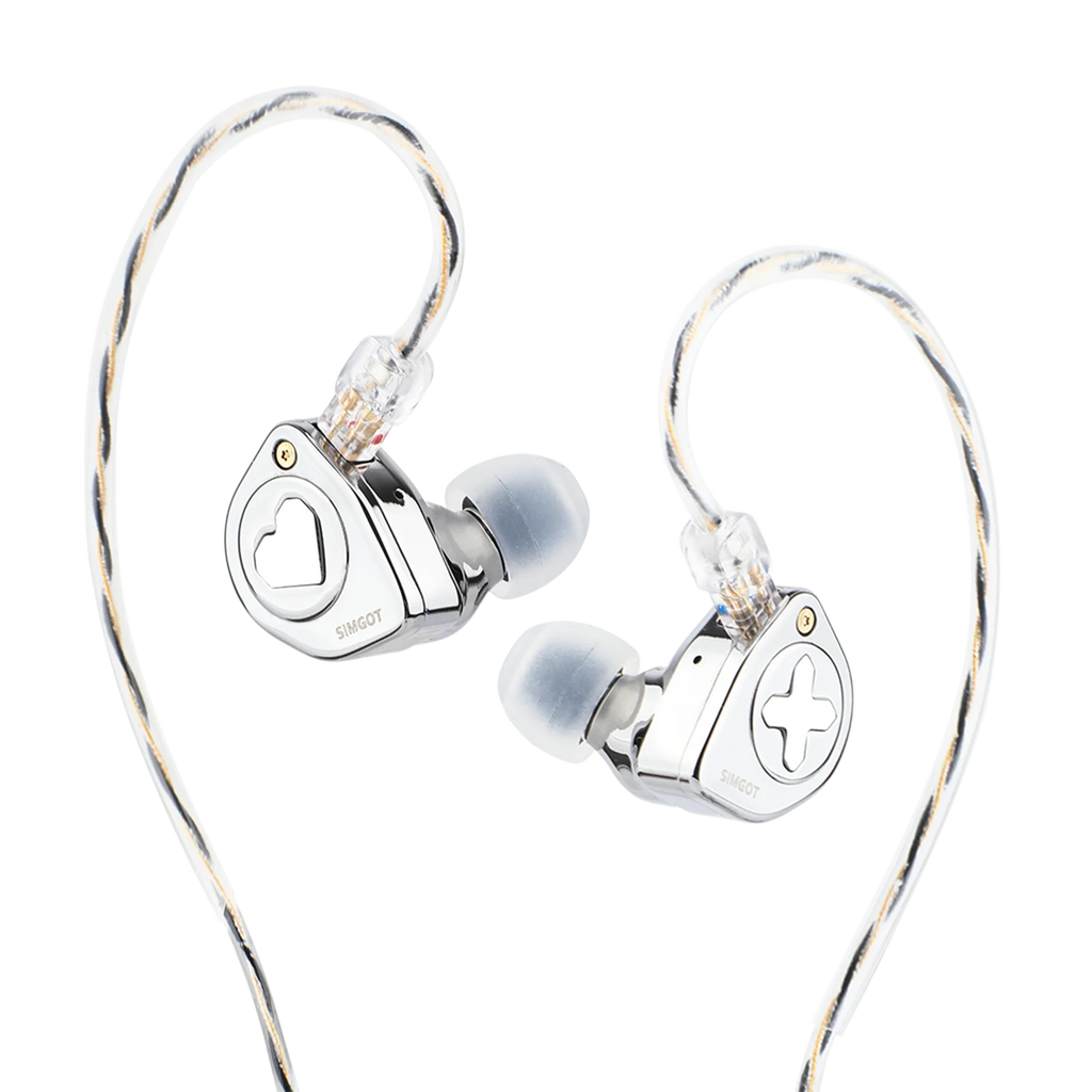 Audífonos Simgot EW300 – In-Ear Híbridos Dinámico + Planar + Piezoeléctrico