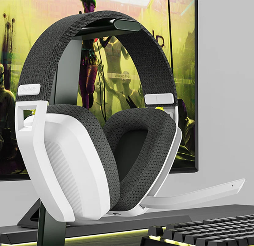 Audífonos Gamer BINNUNE BW06 – Inalámbricos 2.4GHz + Bluetooth con Micrófono