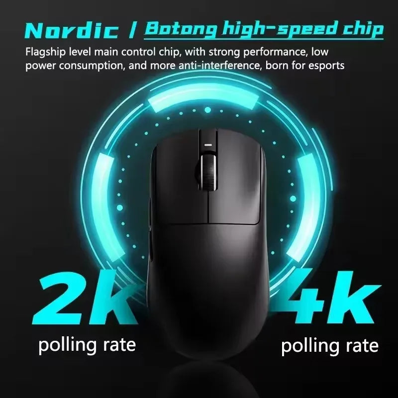 Mouse Gamer VXE Dragonfly R1 SE+ – Inalámbrico Triple Modo Ultraliviano