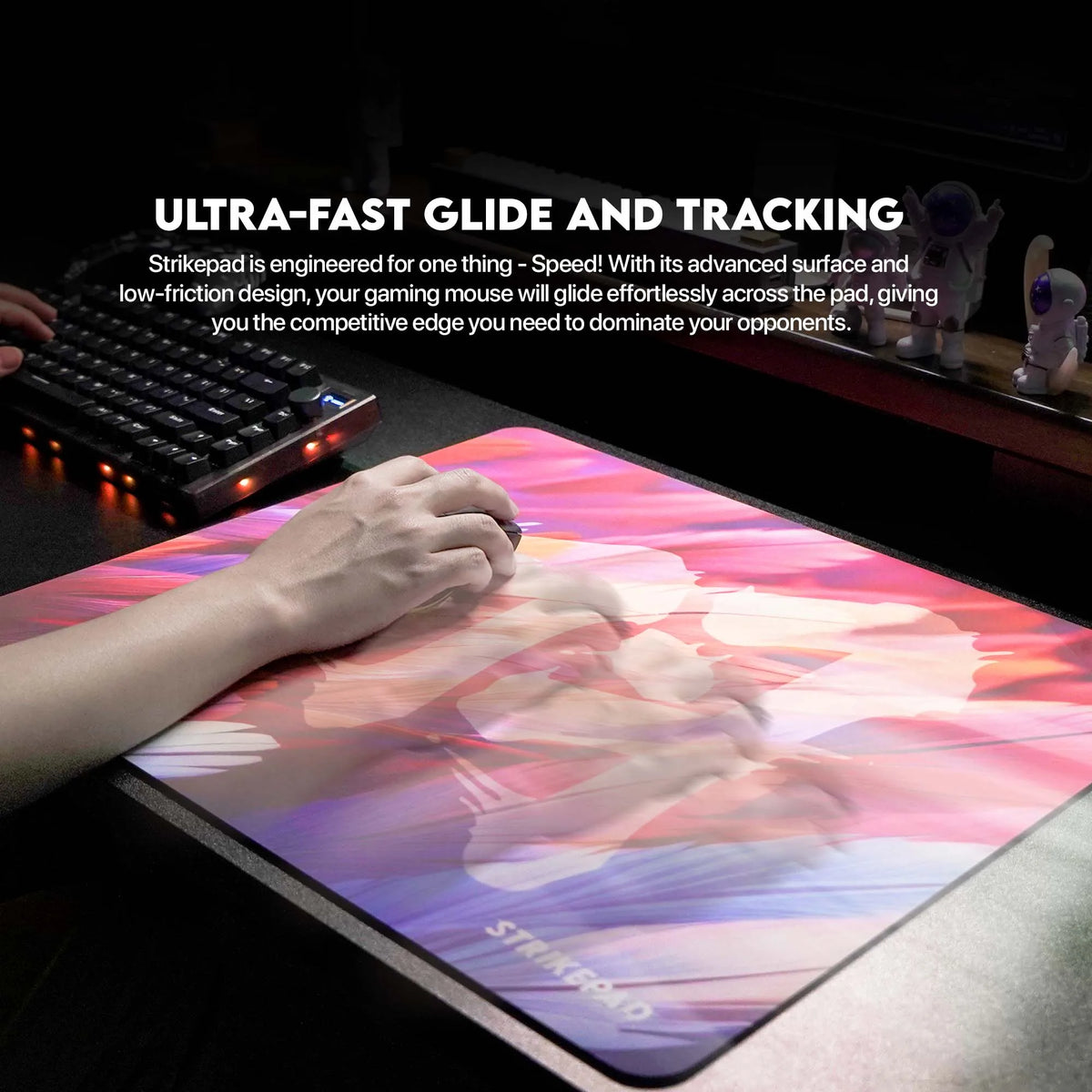 Mousepad Fantech Strikepad MST491 – 490x420x3 mm Holográfico