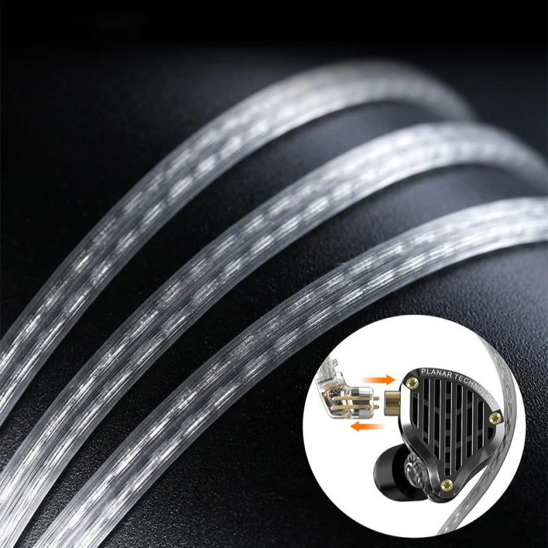 Audífonos KZ PR3 – In-Ear Planar Magnético 13,2 mm con Cable