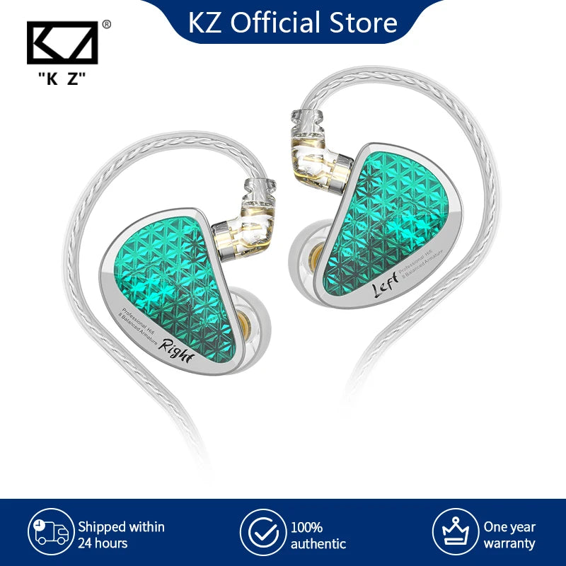 Audífonos KZ AS16 Pro – In-Ear de 16 Drivers con Cable