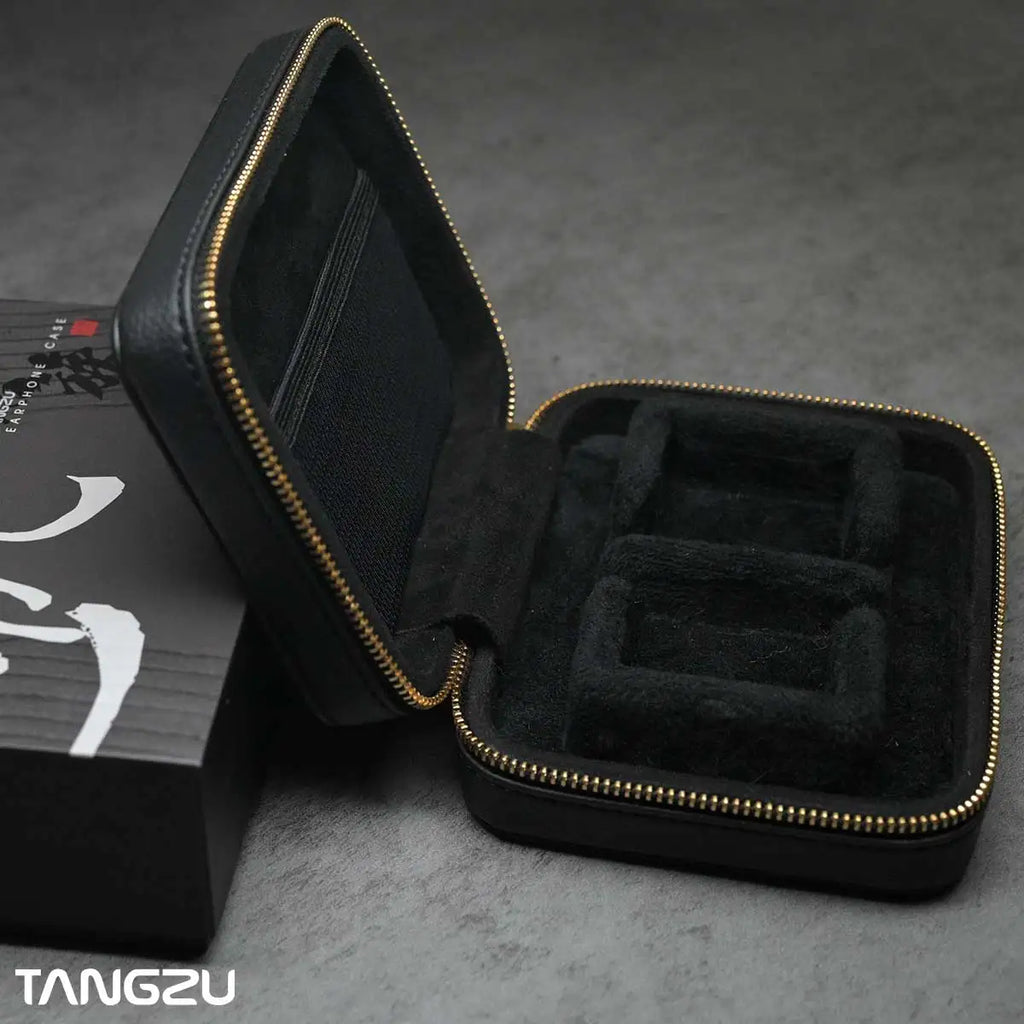 Funda de Cuero Tangzu para Audífonos In-Ear