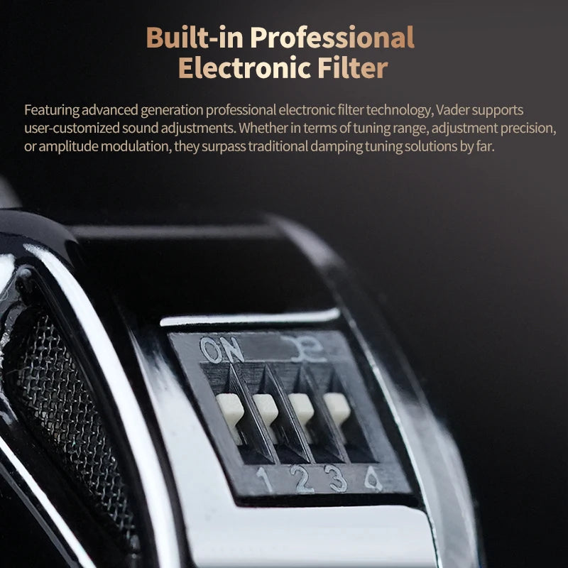 Audífonos KZ Vader – In-Ear con Sonido Ajustable y Cable