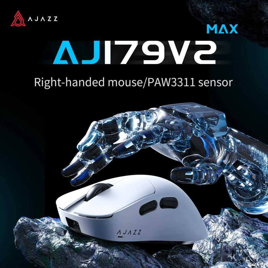 Mouse Gamer AJAZZ AJ179 V2 – Inalámbrico con Base de Carga Magnética