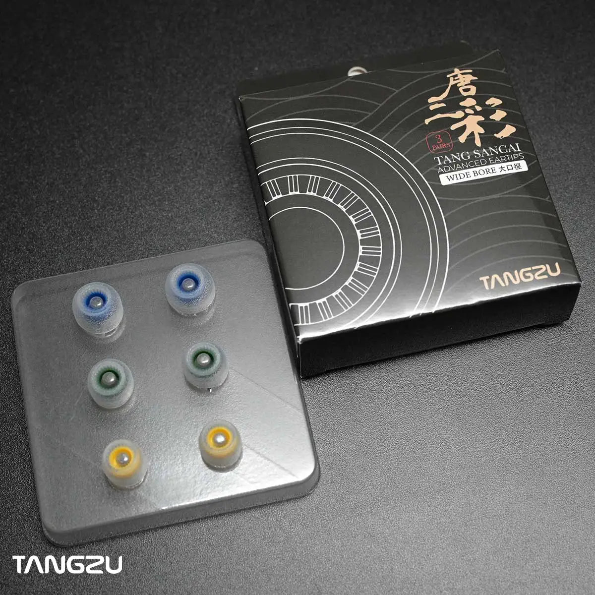 Gomitas Tangzu Tang Sancai Wide Bore para Audífonos In-Ear