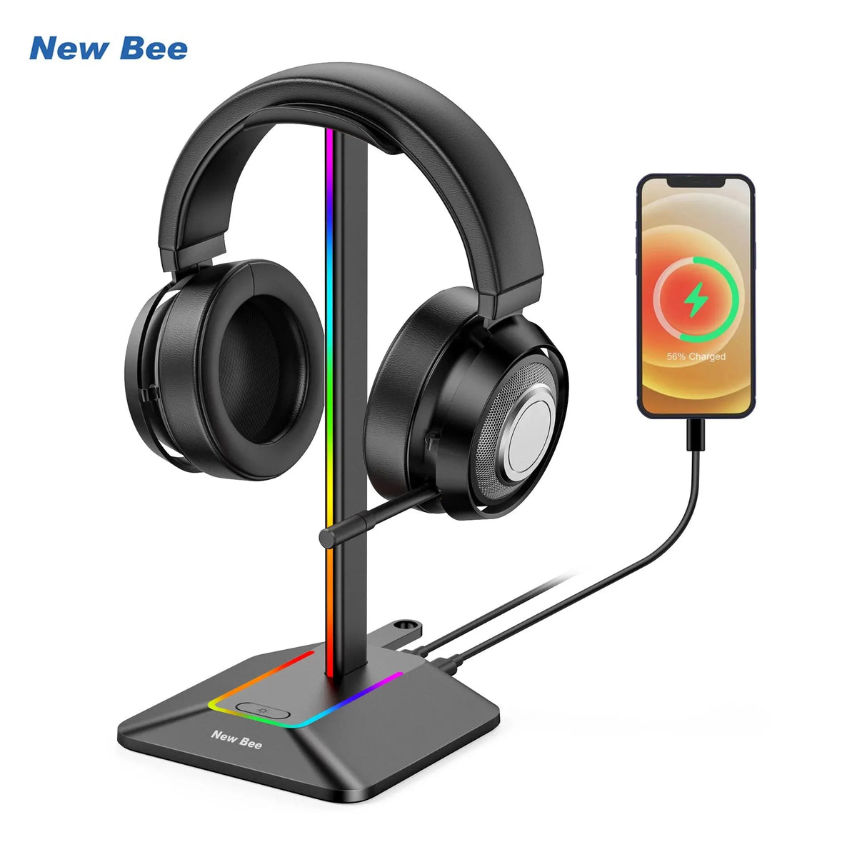New Bee Z8 soporte audífonos
