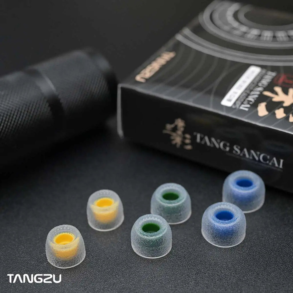 Gomitas Tangzu Tang Sancai Wide Bore para Audífonos In-Ear
